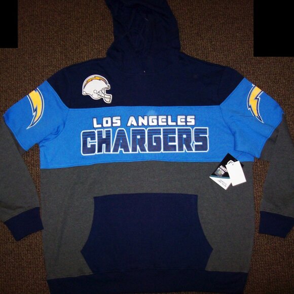 LOS ANGELES CHARGERS Pull Over 3 Color Hoody 3X